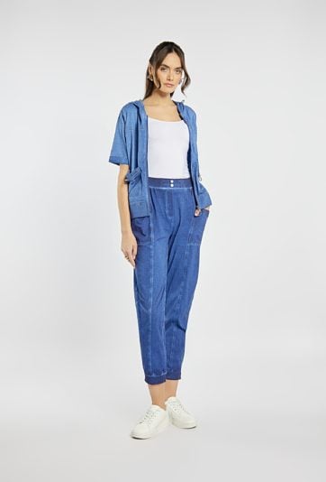 Spodnie damskie z bawełny