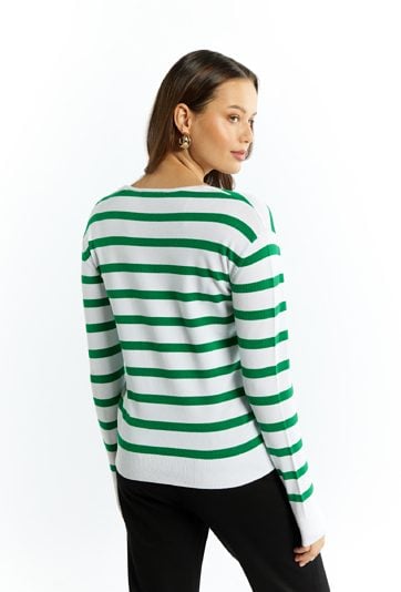 Sweter damski w paski