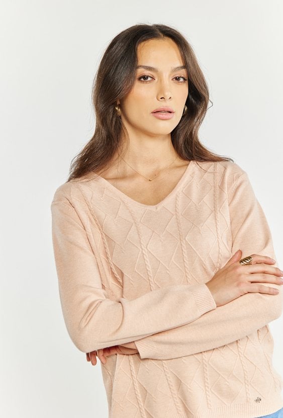 Sweter damski z wiskozy