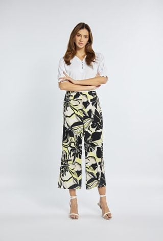 Spodnie w kwiatowy print