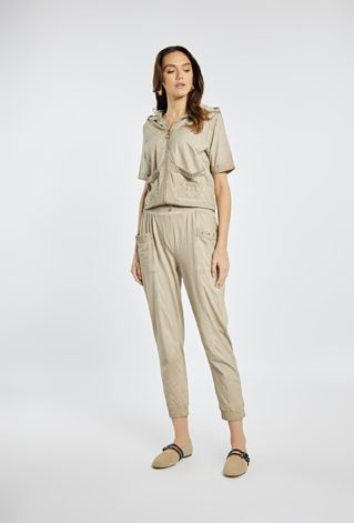 Spodnie damskie z bawełny