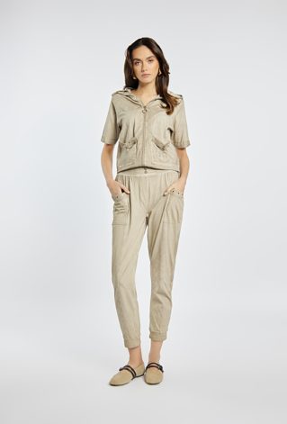 Spodnie damskie z bawełny