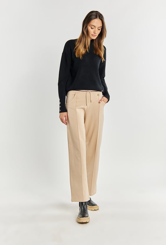 Spodnie z szeroką nogawką