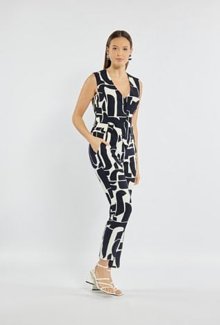 Spodnie z wyrazistym wzorem