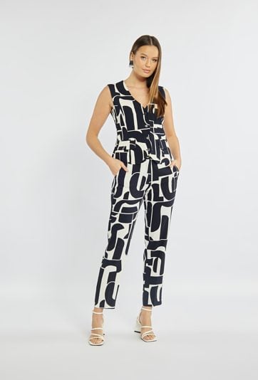 Spodnie z wyrazistym wzorem