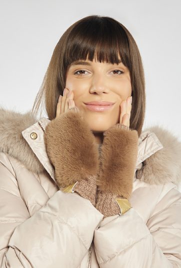 Rękawiczki damskie 2w1