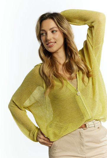 Sweter damski z kapturem