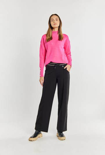 Spodnie z szeroką nogawką