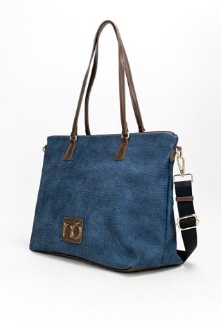Shopperka Nobo denim croco
