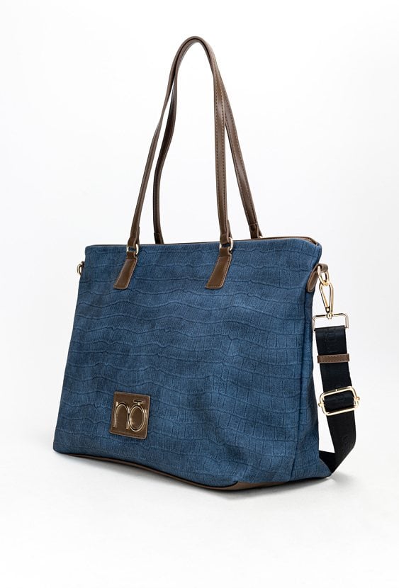 Shopperka Nobo denim croco