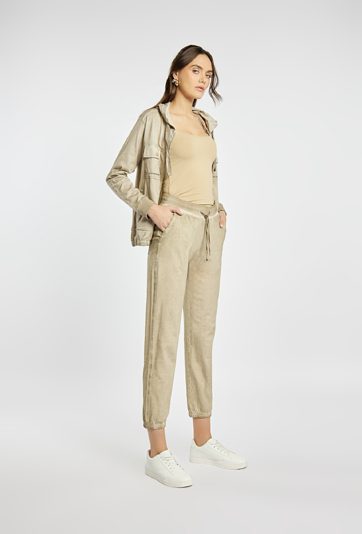 Spodnie damskie z bawełny