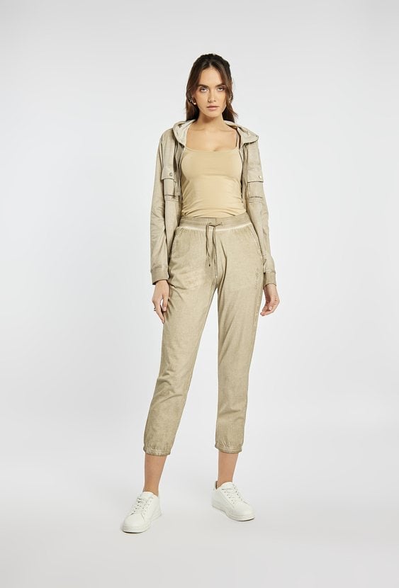 Spodnie damskie z bawełny