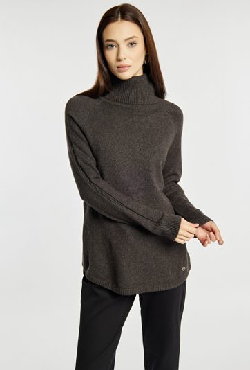 Sweter damski z wiskozą