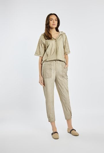 Spodnie damskie z efektem sprania