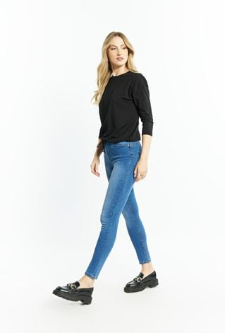 Jeansy damskie z dżetami