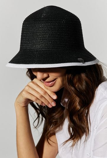 Pleciony kapelusz bucket hat