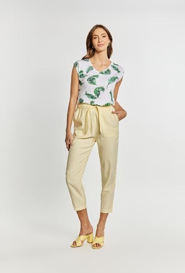 Wiskozowe spodnie damskie