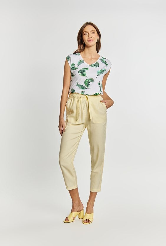 Wiskozowe spodnie damskie