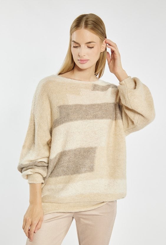 Sweter damski z wzorem