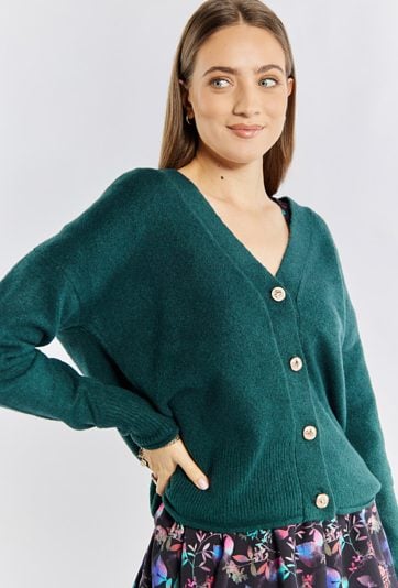 Krótszy sweter damski