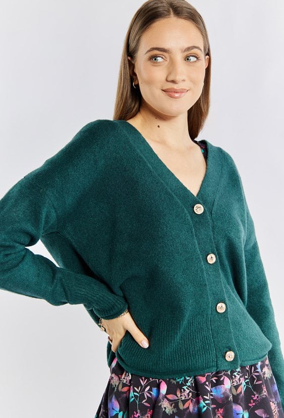 Krótszy sweter damski