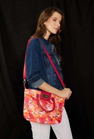 Wzorzysta torba damska typu shopper