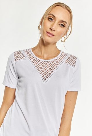 Bluzka damska z koronką