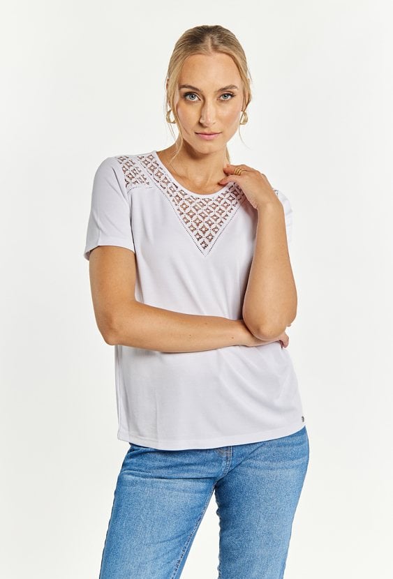 Bluzka damska z koronką