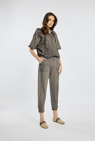 Spodnie damskie z efektem sprania