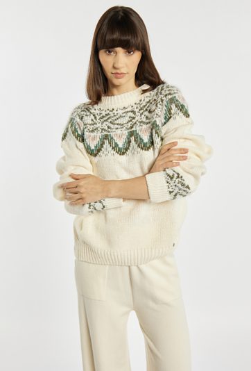 Sweter z świątecznym wzorem