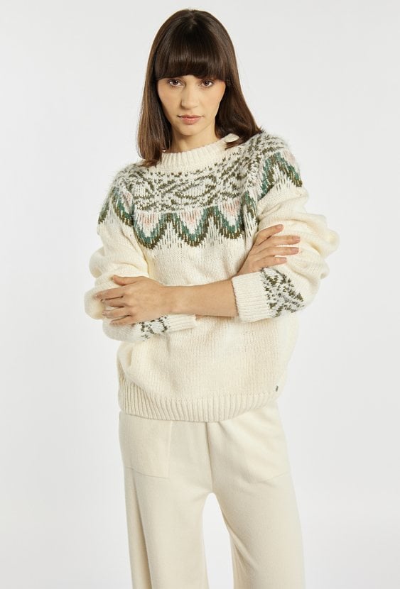 Sweter z świątecznym wzorem