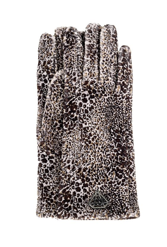 Rękawiczki ze zwierzęcym wzorem