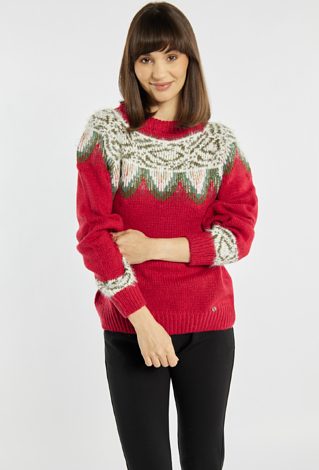 Sweter z świątecznym wzorem