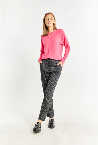 Spodnie damskie z wzorem