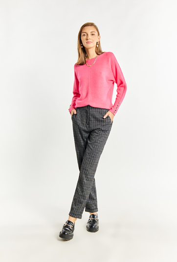 Spodnie damskie z wzorem