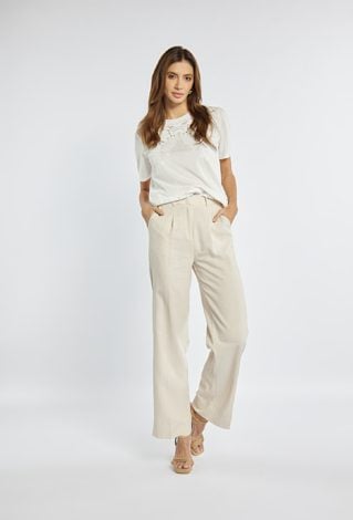 Spodnie z szerokimi nogawkami