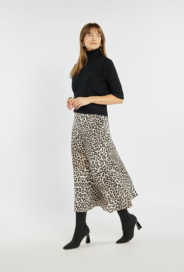 Spódnica z motywem panterki