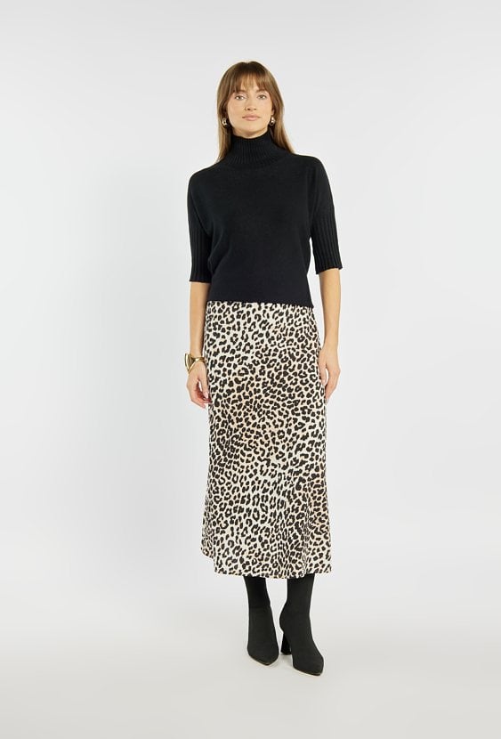 Spódnica z motywem panterki