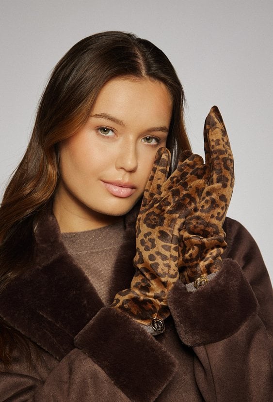 Wzorzyste rękawiczki