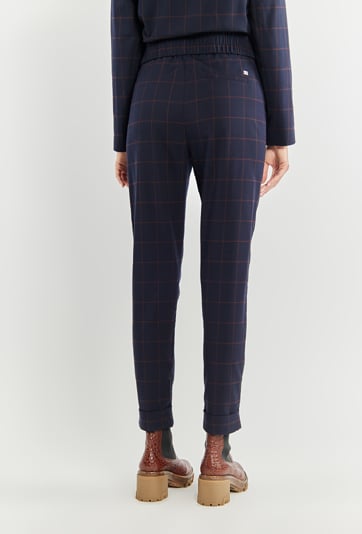 Eleganckie spodnie w kratę