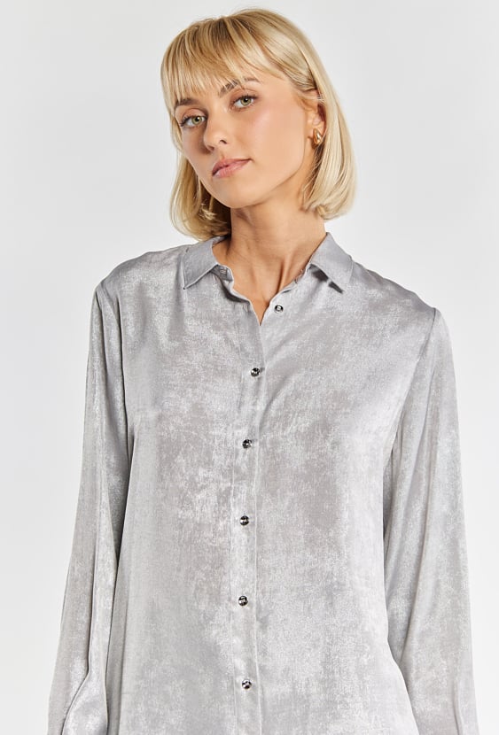 Połyskująca koszula damska