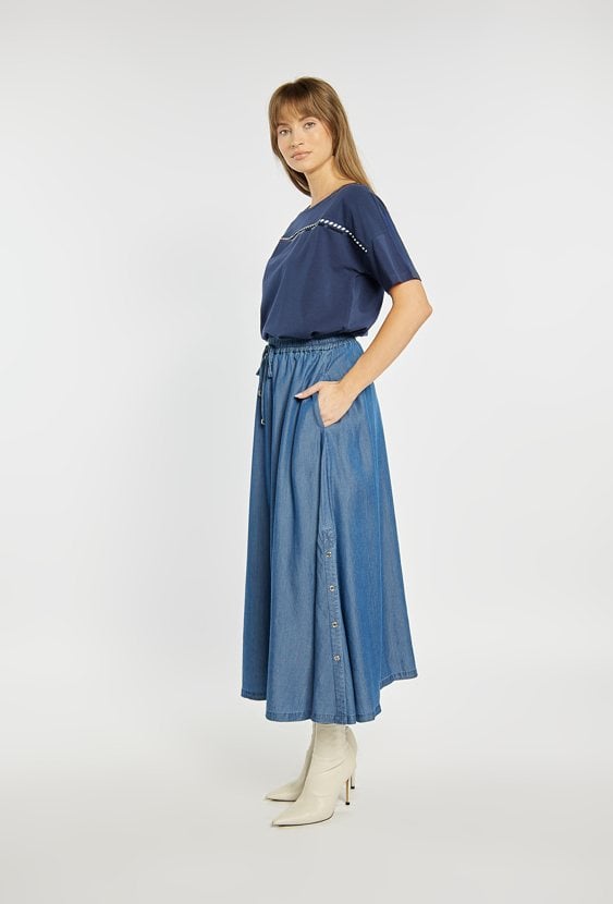 Przewiewna spódnica maxi