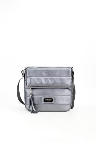 Pikowana torebka z klapą