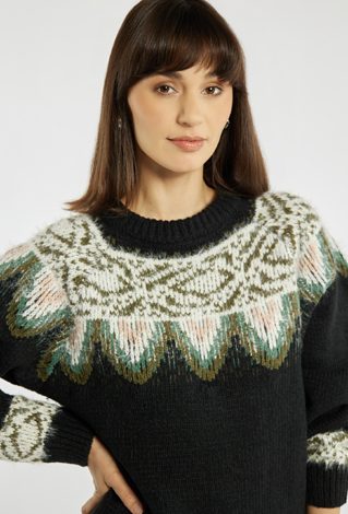 Sweter z świątecznym wzorem