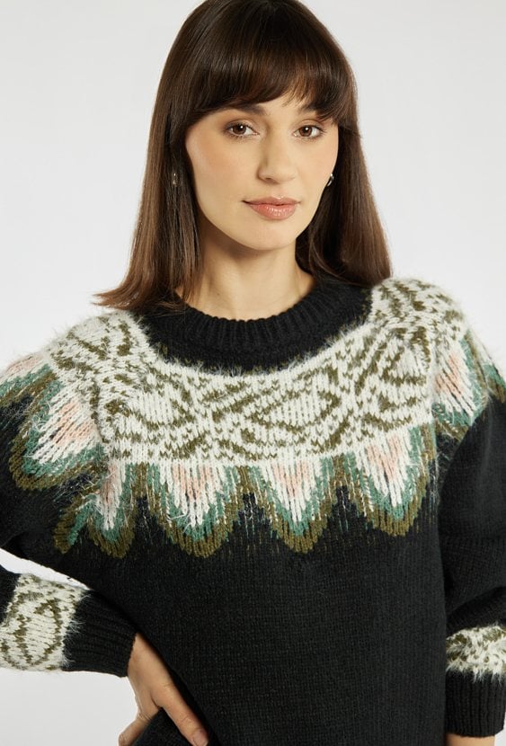 Sweter z świątecznym wzorem