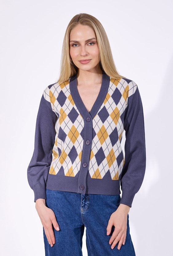 Sweter z wzorem