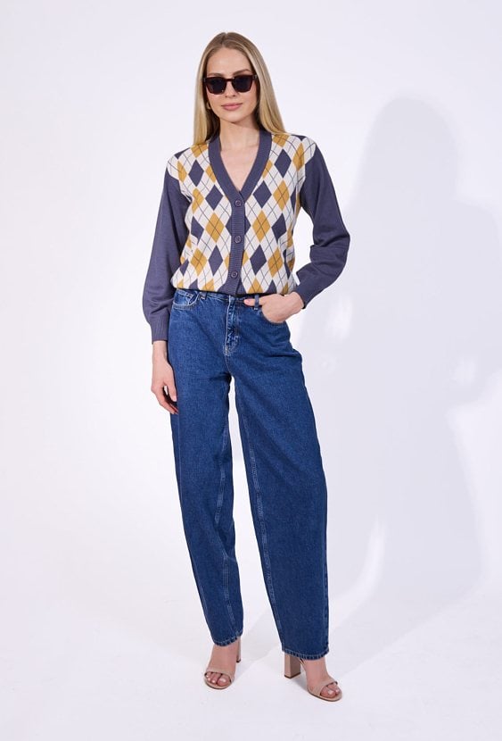 Sweter z wzorem