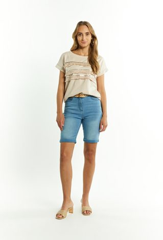 Jeansowe spodenki damskie