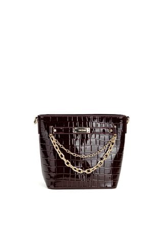 Torebka z ozdobnymi łańcuszkami