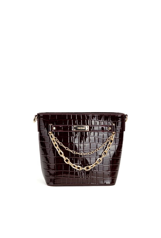 Torebka z ozdobnymi łańcuszkami